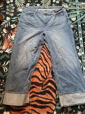Old Navy Wide-Leg Extra High Rise Cuffed Women’s Jeans